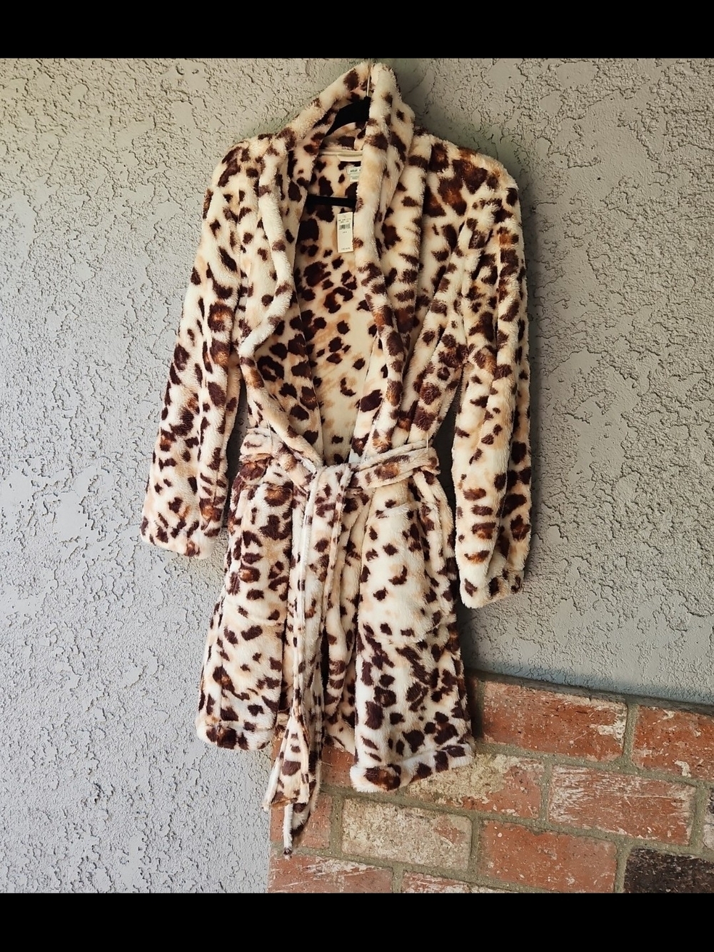NWT Aerie Sherpa Robe Leapord print cozy comfy - Picture 1 of 6